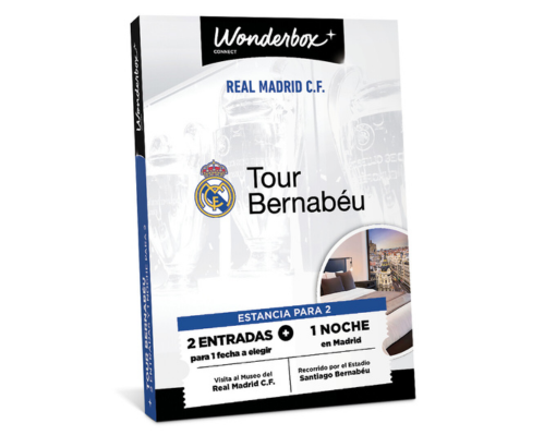 Sorteo caja Wonderbox "Tour Bernabéu y estancia Madrid"