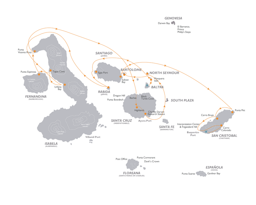Galapagos Legend West & Ost Expeditionskreuzfahrt