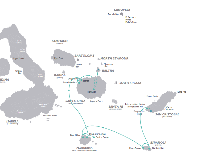 Galapagos Legend Süd Expeditionskreuzfahrt