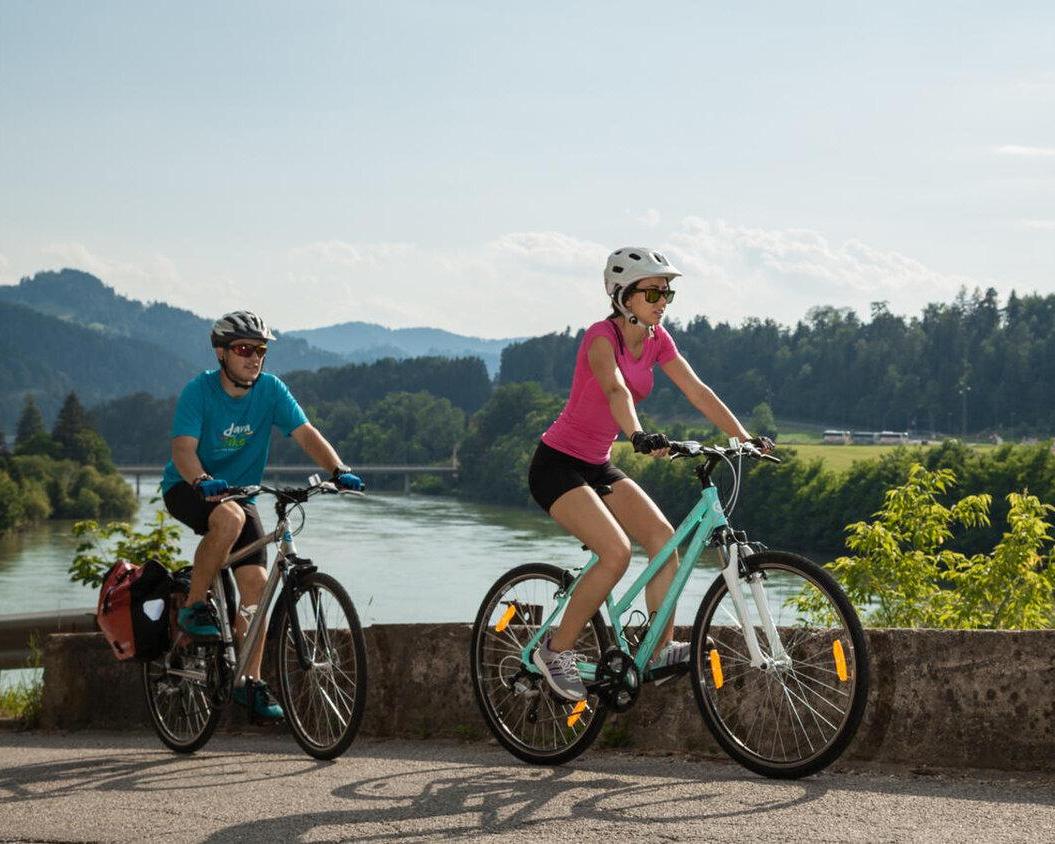 Drava bicycle route from Alpine meadows to Pannonic fields