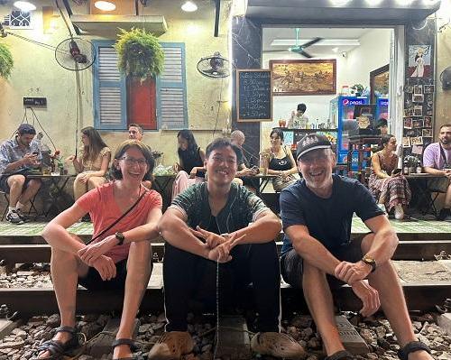 Private Hanoi Walking Street Food Tour with Train Street and Beer Corner Visit