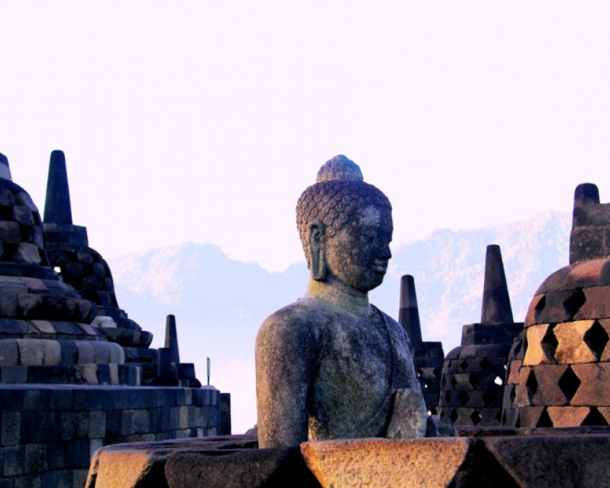 Borobudur Half Day Tour Climb to the Top of the Temple