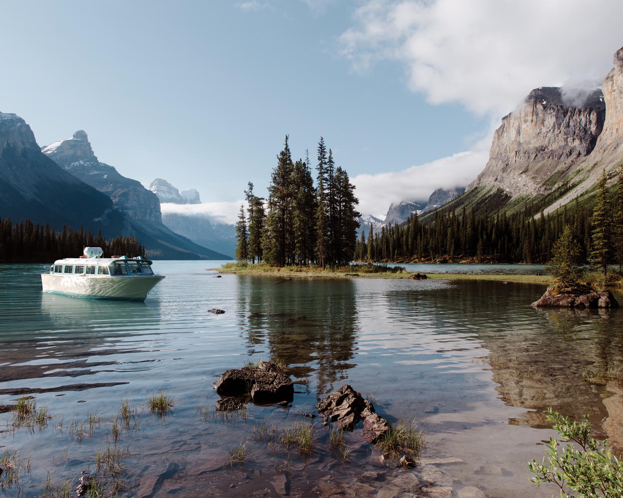 Spirit Island Cruise on Maligne Lake