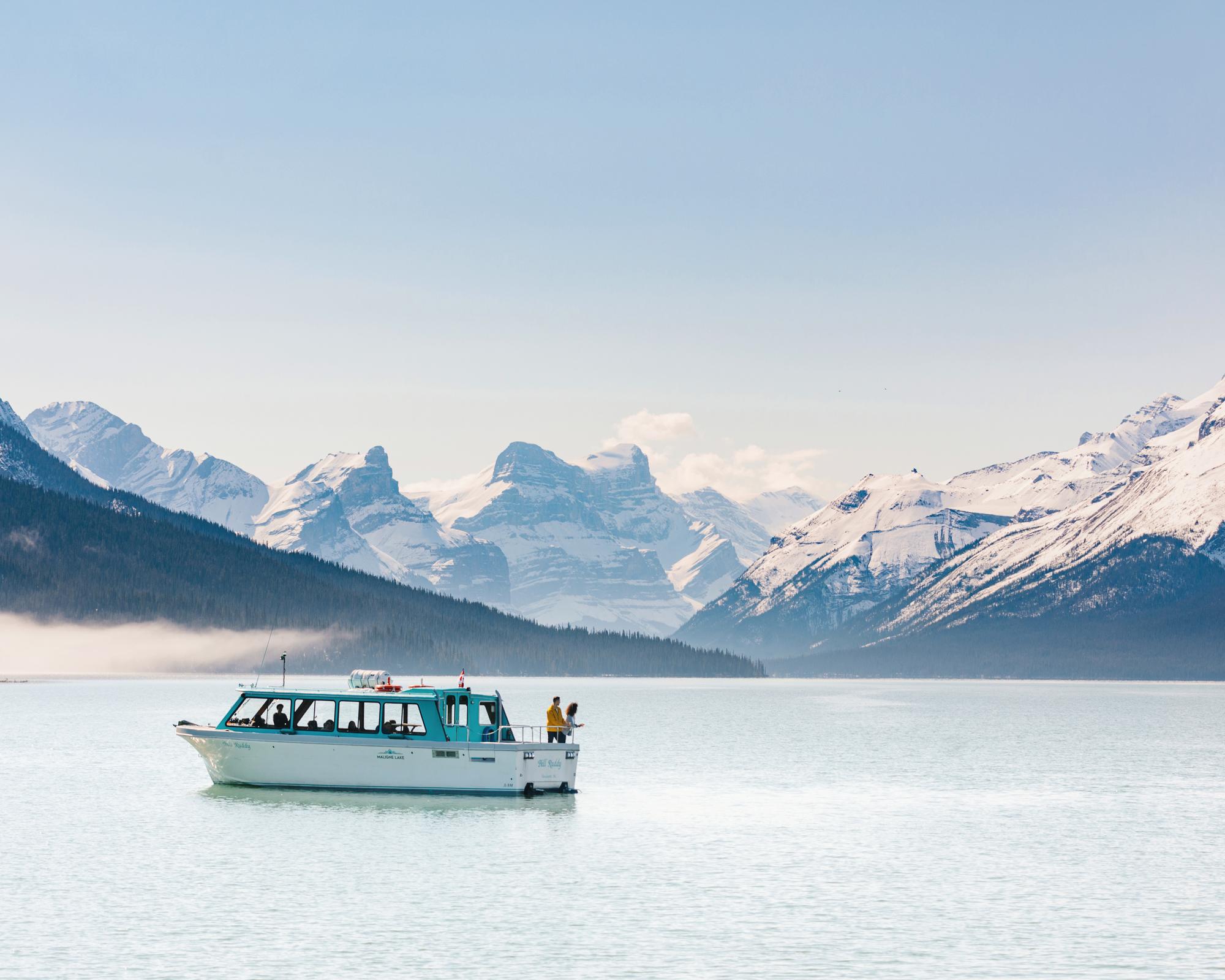 Spirit Island Cruise on Maligne Lake