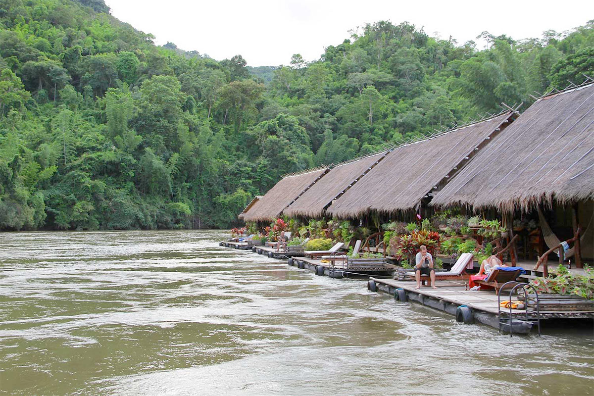 Kurztour "River Kwai Jungle Rafts"