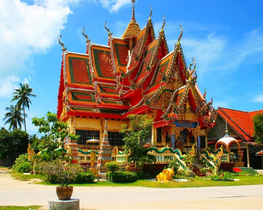 Bangkok City und Tempel