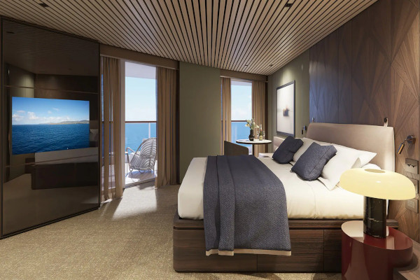 Camarote The Haven Owner´s Suite Balcón Grande en la popa