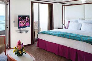 Camarote Suite familiar de lujo con balcón 2 habitaciones