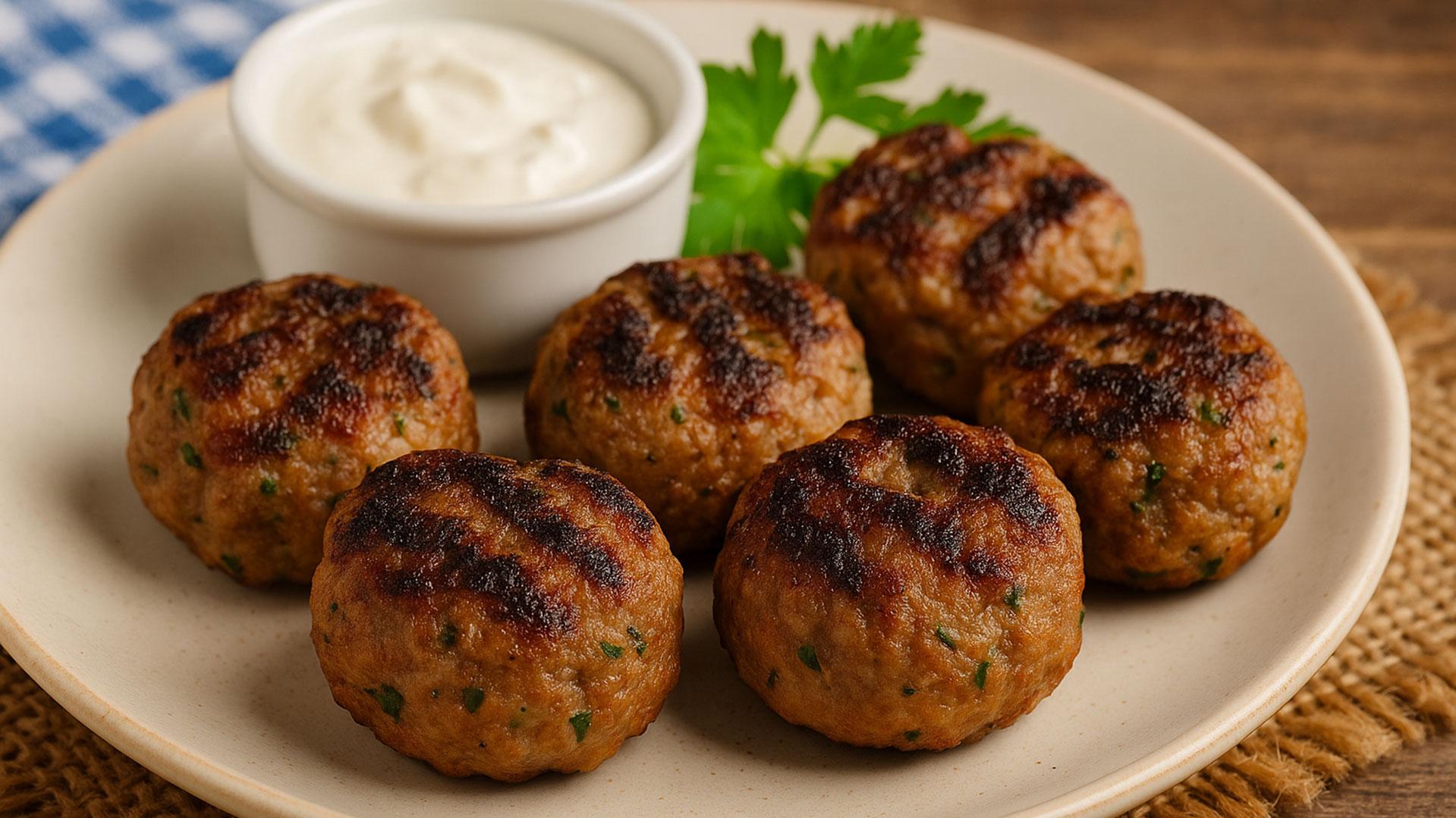 albanian meatballs with sauce