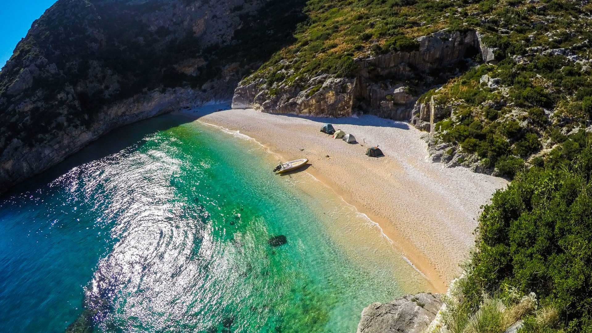 Sazan Island boat trip from Vlora