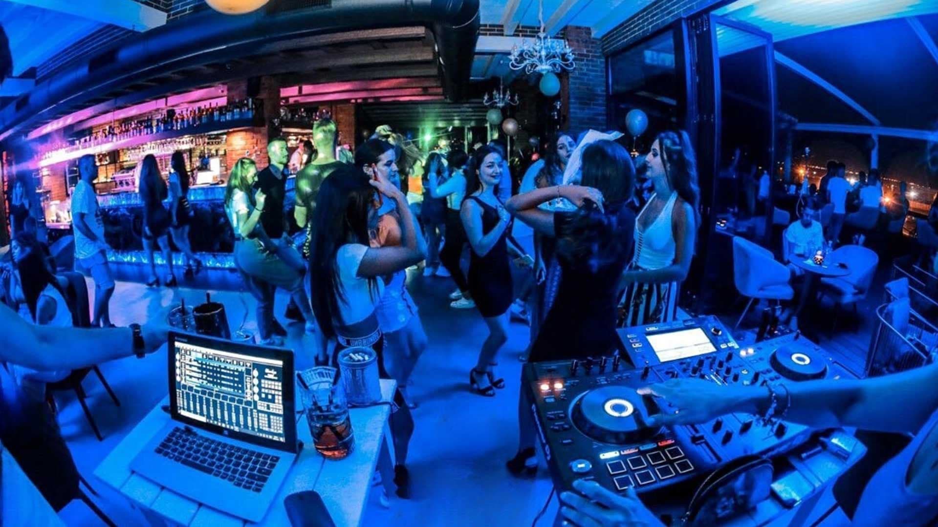 Durres nightlife on the Adriatic coast