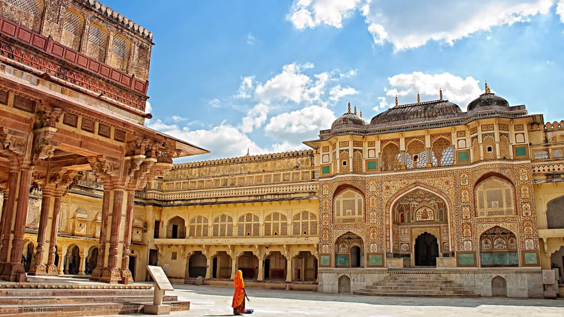 Amber Fort, Udhetim ne Indi