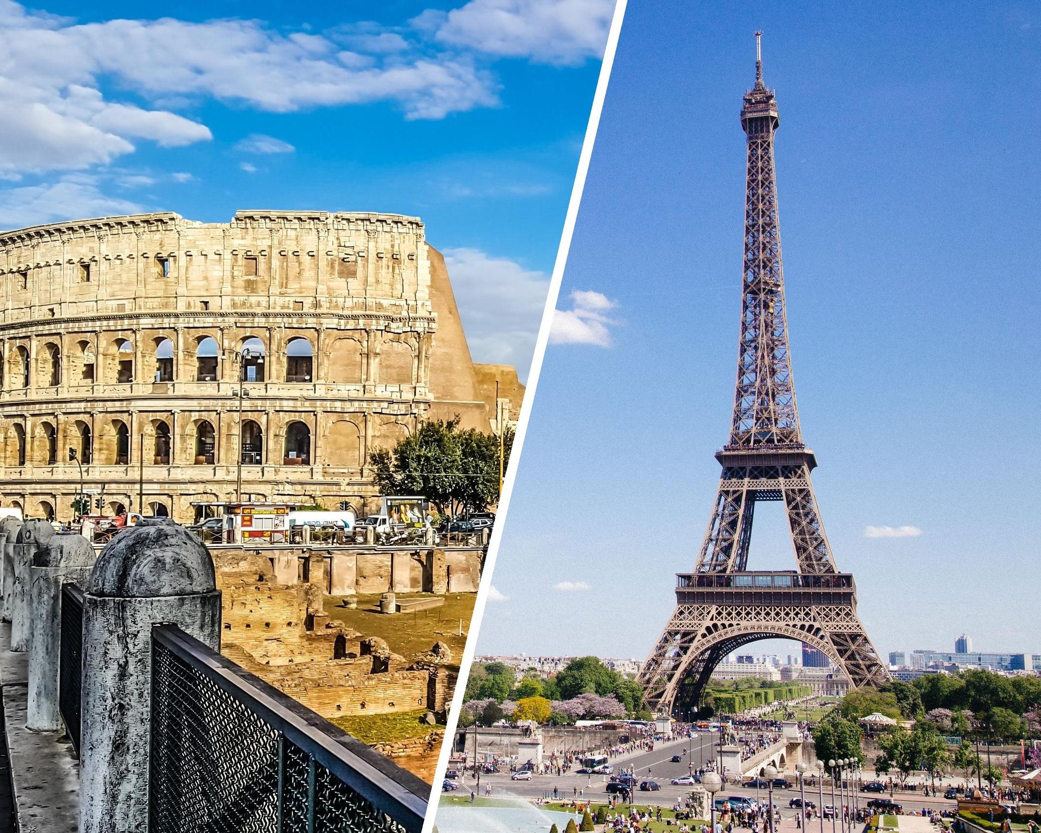 Viaje por París, Berlín y Roma