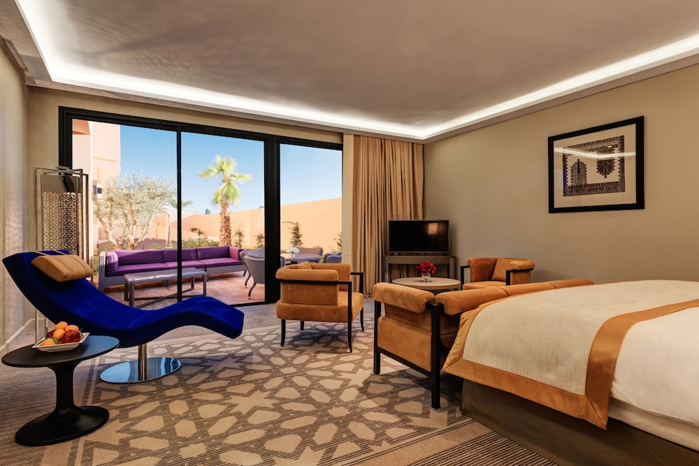 14 nuits au Mövenpick Hotel Mansour Eddahbi Marrakech avec 5 greenfees (The Montgomerie Golf Club, Royal Golf Club Marrakech, Golf Club Rotana Palmeraie, The Tony Jacklin Marrakech, Amelkis Golf Club)