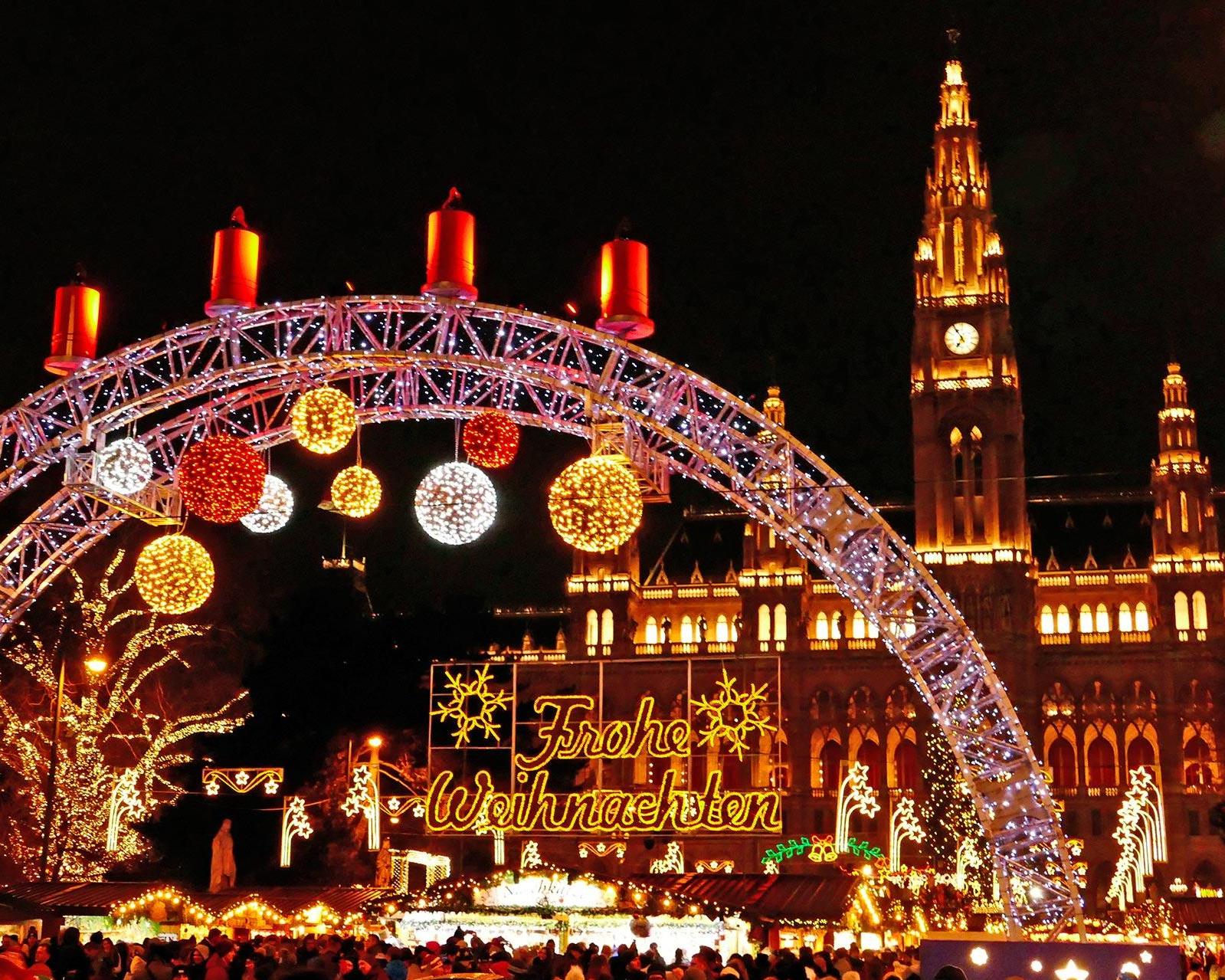 Piata de Craciun Viena, Austria - noiembrie