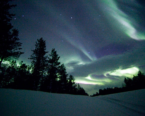 Descopera Aurora Boreala in Rovaniemi, Finlanda - februarie