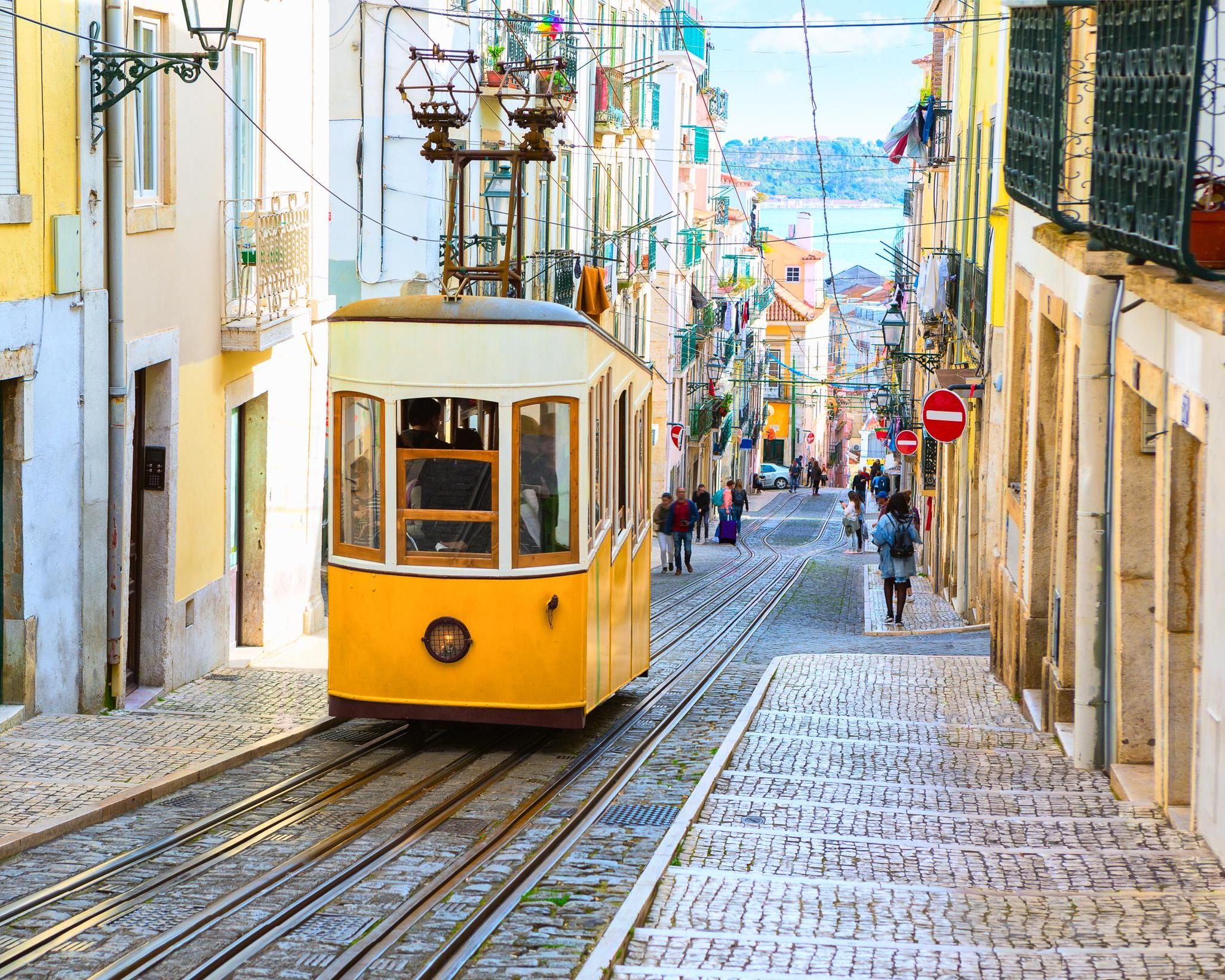 Citytrip schilderachtig Lissabon, Portugal afbeelding