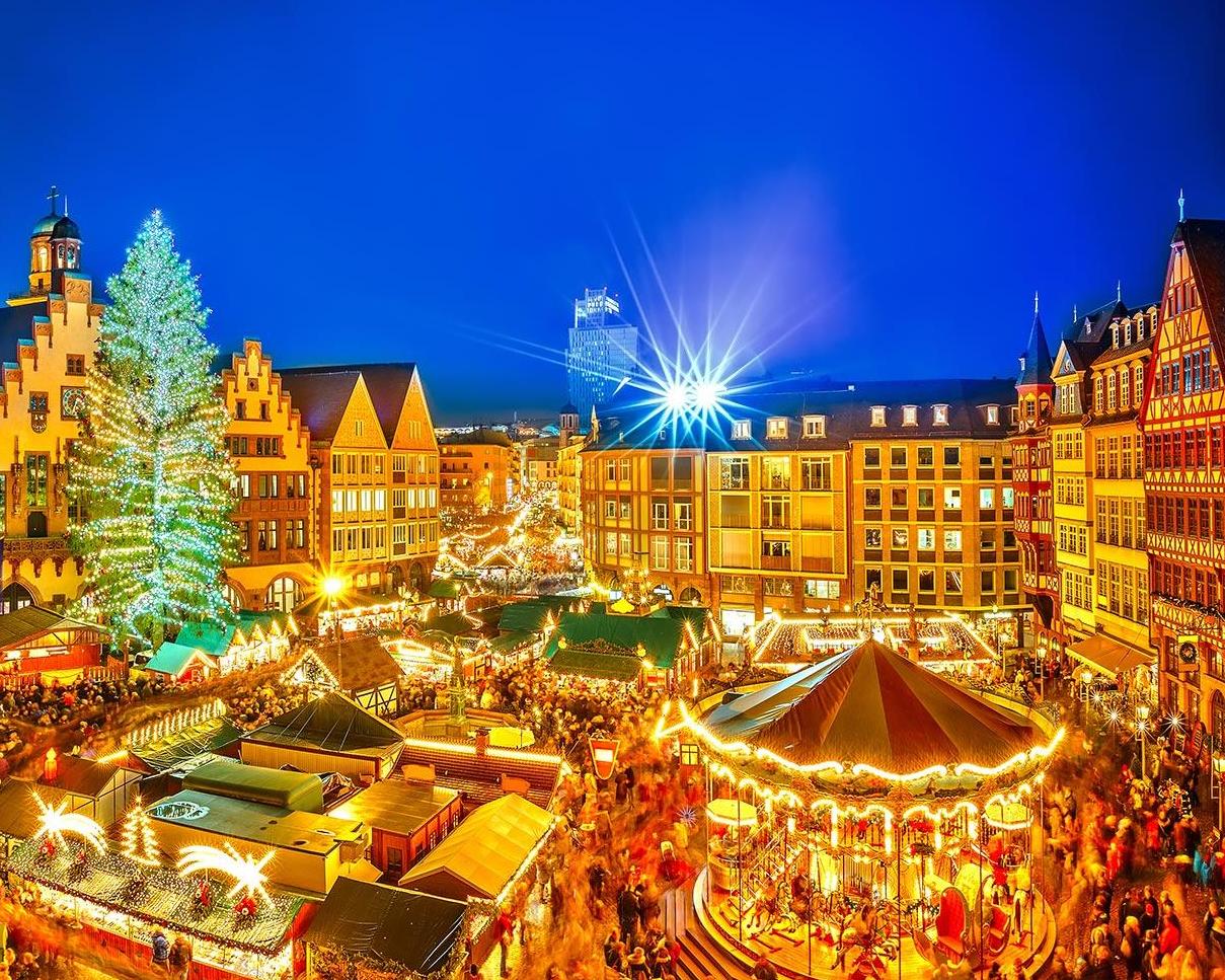 Piata de Craciun, Frankfurt, Germania - decembrie