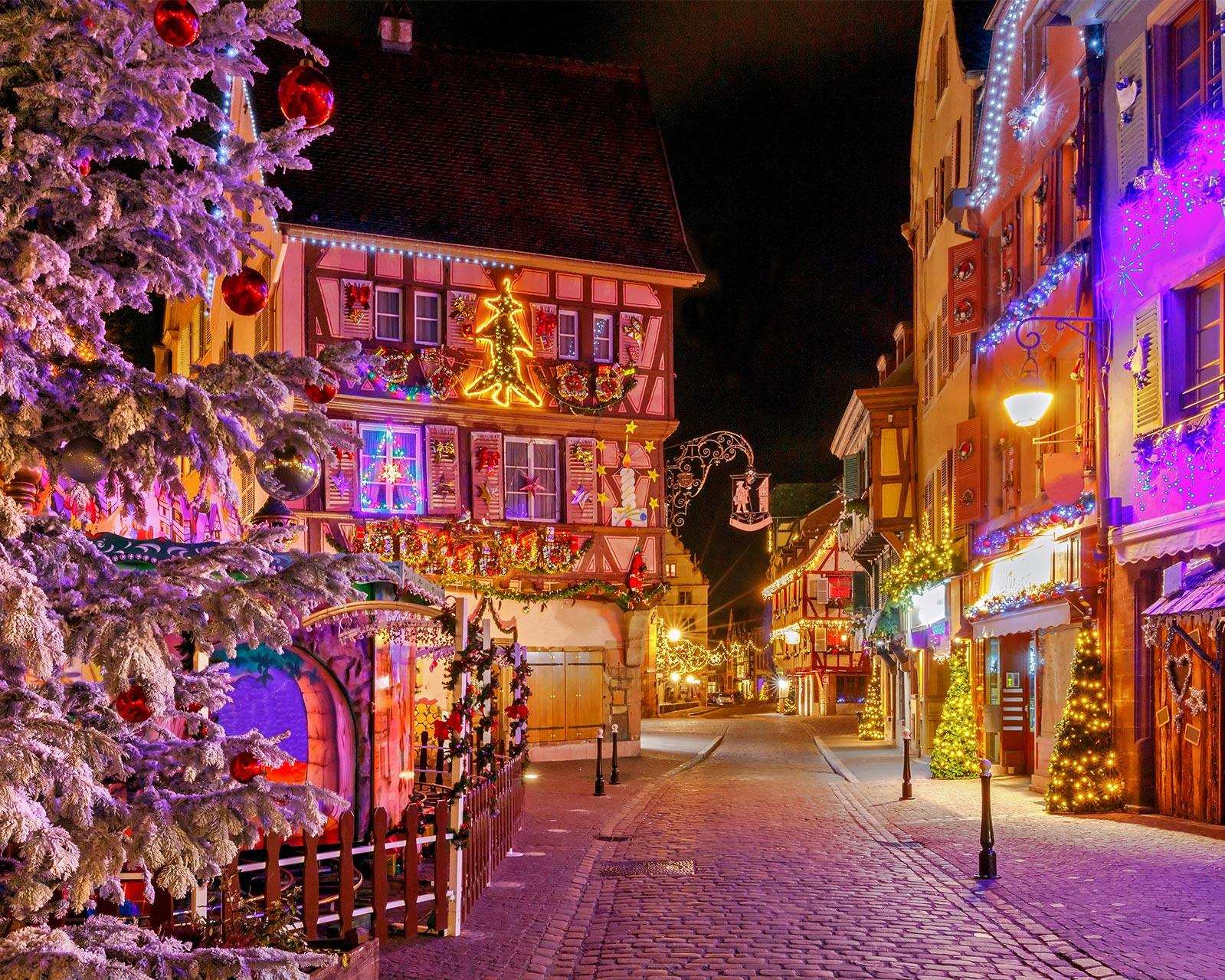 Piata de Craciun Colmar, Franta - din Iasi, decembrie