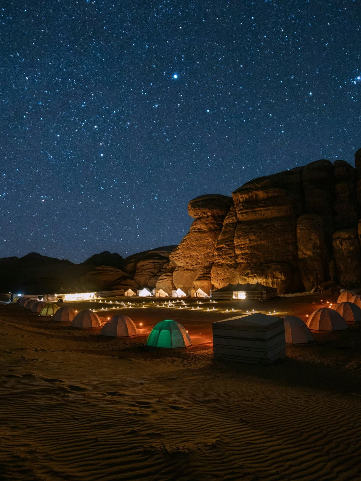 Un dîner sous une couverture d'un milliard d'étoiles
