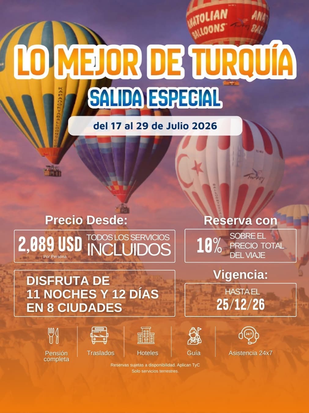 17 al 29 de julio 2026